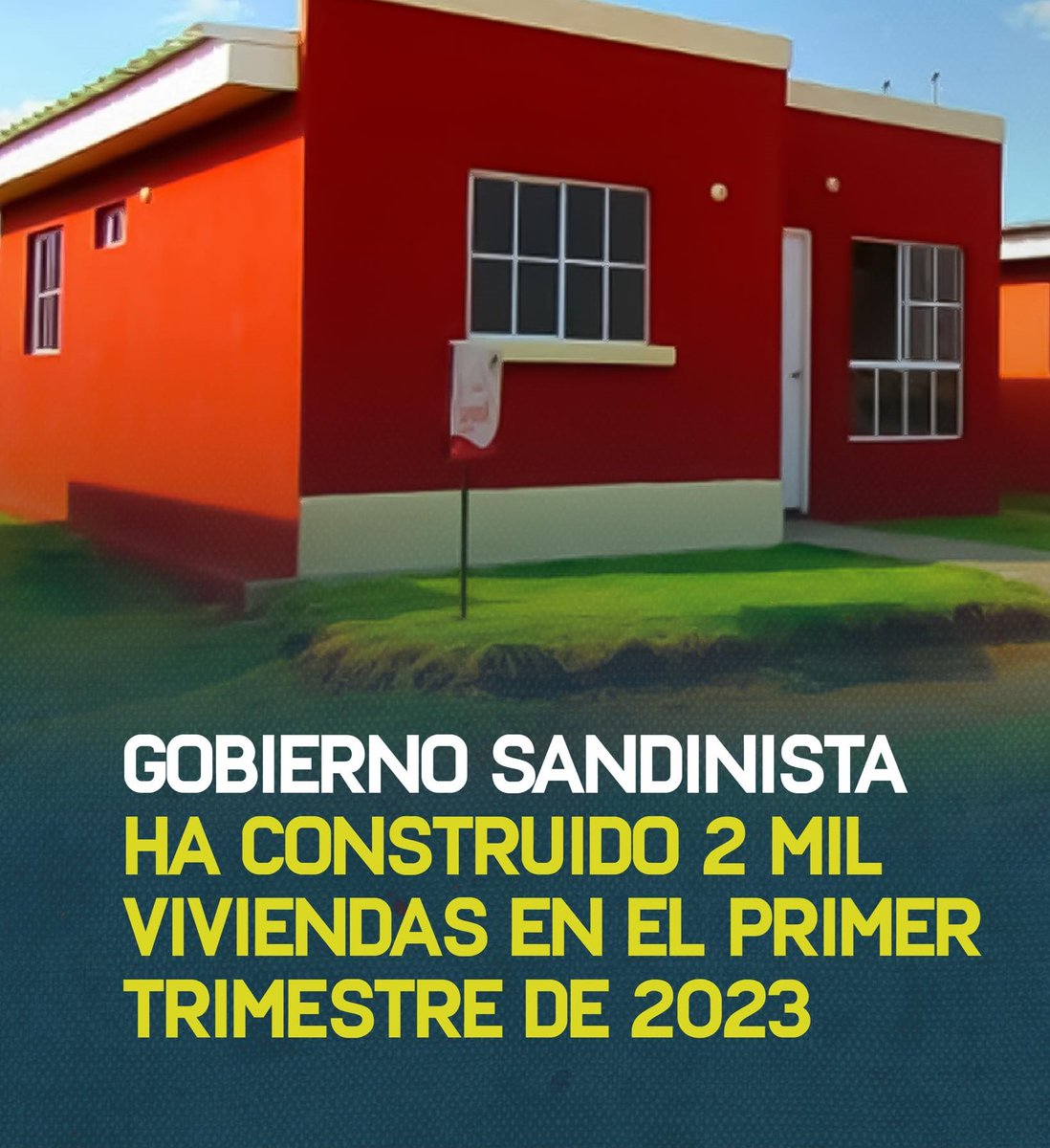 🏡❤️🖤Nuestro Buen Gobierno Sandinista, a través del INVUR, ha avanzado en la construcción de unas 2 mil viviendas, de 9 mil proyectadas al finalizar este año.
#MayoVivaSandino
#24Mayo