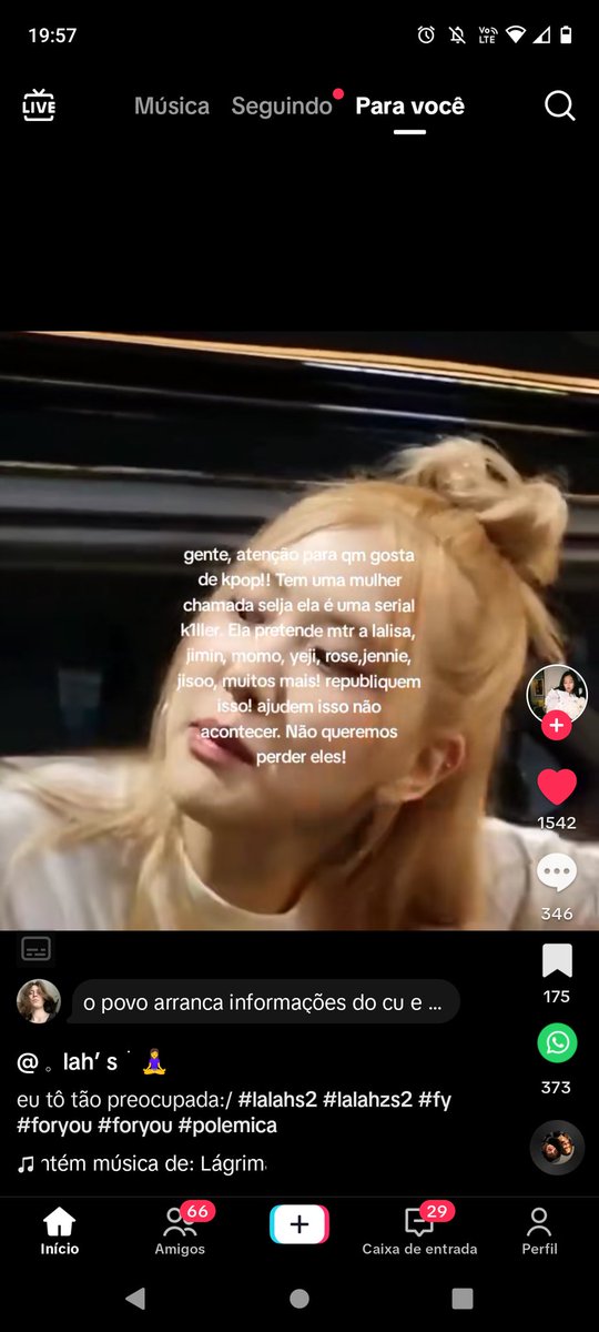 Depois eu sou a esquizofrenica