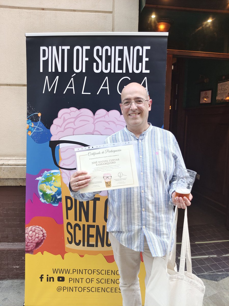 jmcuevasb's tweet image. Un verdadero placer haber participado en @pintofscienceES  #Pint23ES #Pint23MLG @InfoUMA @umadivulga . Ha sido divertido y muy fructífero. Además, haber estado en el bloque junto a @adriana_caz ha sido genial (me quedé con ganas de charlar un ratito) @Patyzarza13