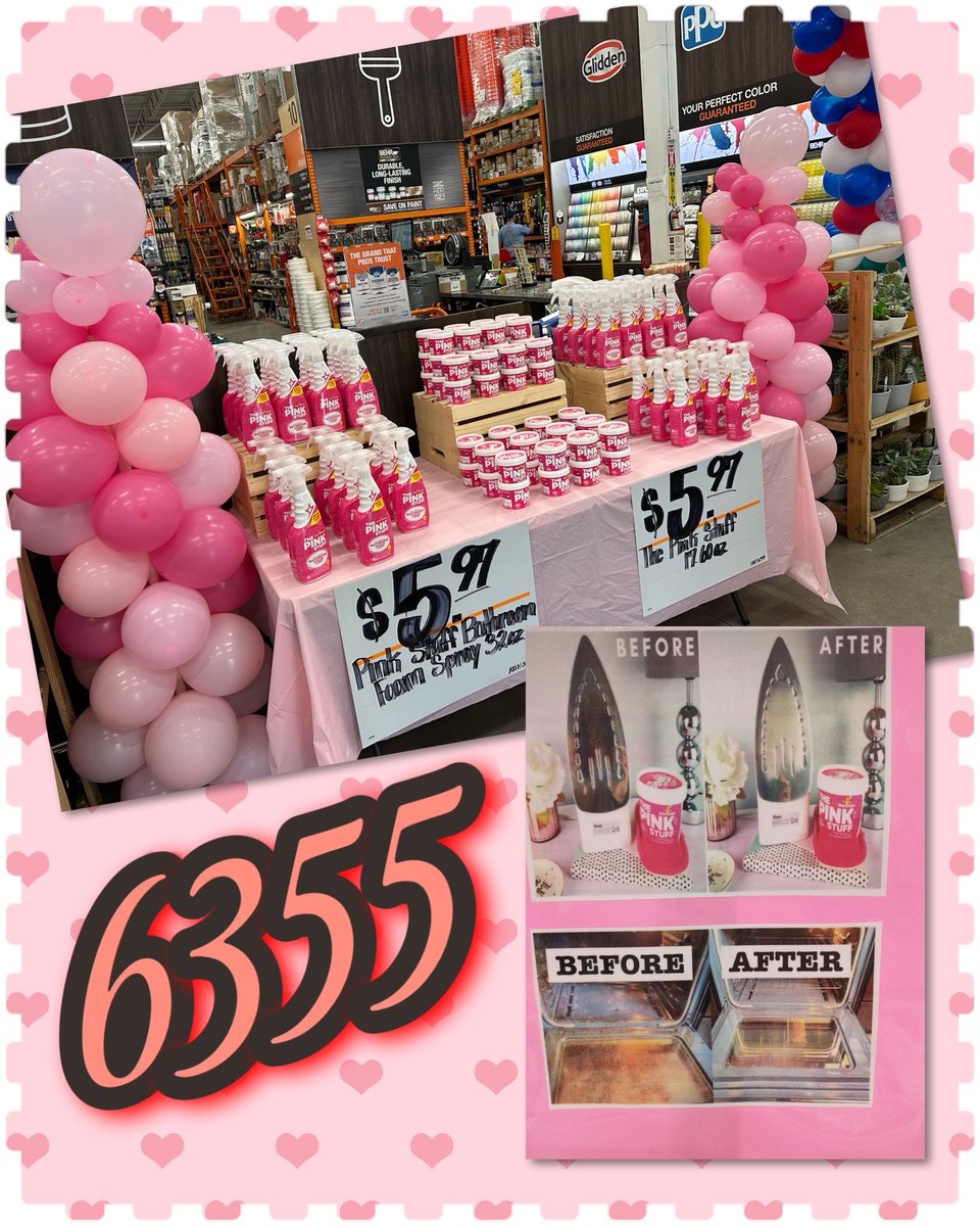 6355 Reintroduces One &amp;&amp; 💥Powerful💥 must-have “The Pink Stuff” accessory to get hard surfaces cleaned  💓🌸💞🌷🎀🎟️