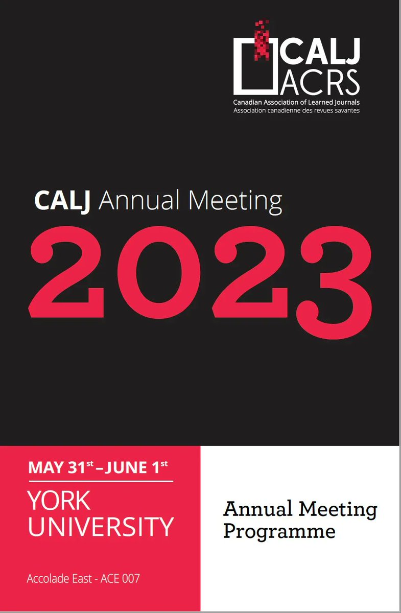Our CALJ Conference Program is now available!

We're looking forward to seeing participants in person and virtually from May 31st to June 1st

For more information and the full program, visit our website: buff.ly/3Wz7L1Q