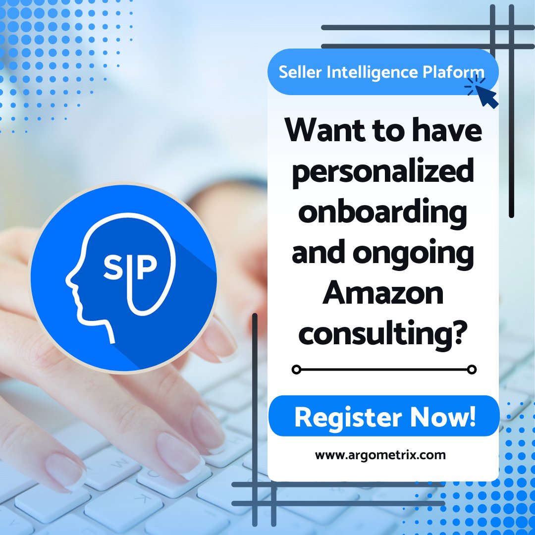 Want to have personalized onboarding and ongoing Amazon consulting?

Register here: tinyurl.com/22gmvzeb

#amazon #business #growth #ecommerce #success #amazonfba #amazonbusiness #eccommerce #SIP #saas #saasplatform