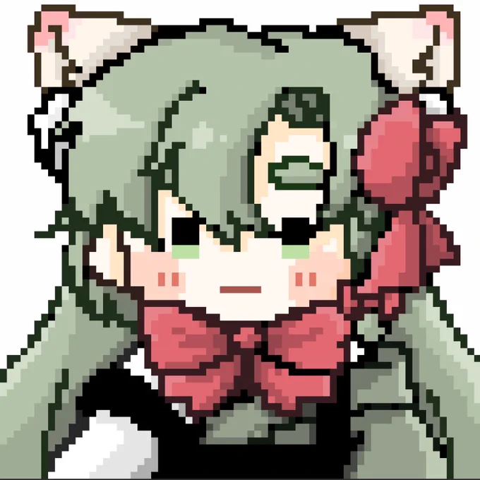 初めてドット絵描いたわ…( ◜ω◝ )