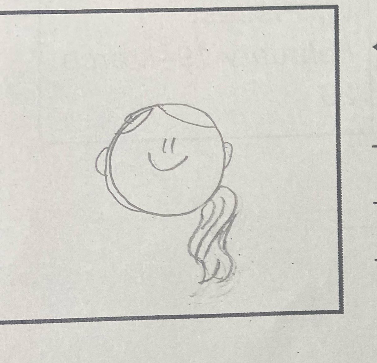 I taught my students how to write about personalities in English and asked them to describe one of their classmates/friends and then draw a portrait of them and 3 students chose me 😭😭😭😭😭