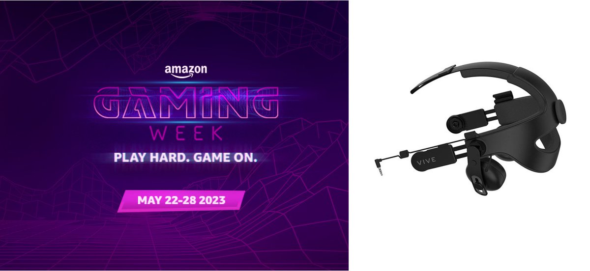 AMZNVideoGames's tweet photo. Attention VR enthusiasts! Elevate your gaming experience with the HTC Vive Deluxe Audio Strap at an exclusive 50% discount! π§ Limited time offer, don't miss out on this immersive deal! #HTCVive #AudioStrap #GamingDiscount https://t.co/hhTM53ciTY https://t.co/nZYckAXHFe