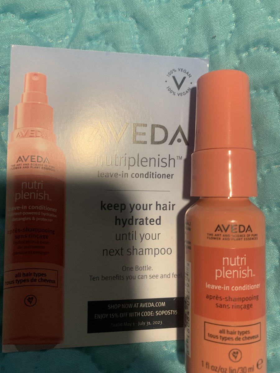 #Aveda leave in conditioner!!! Thanks sooo much!