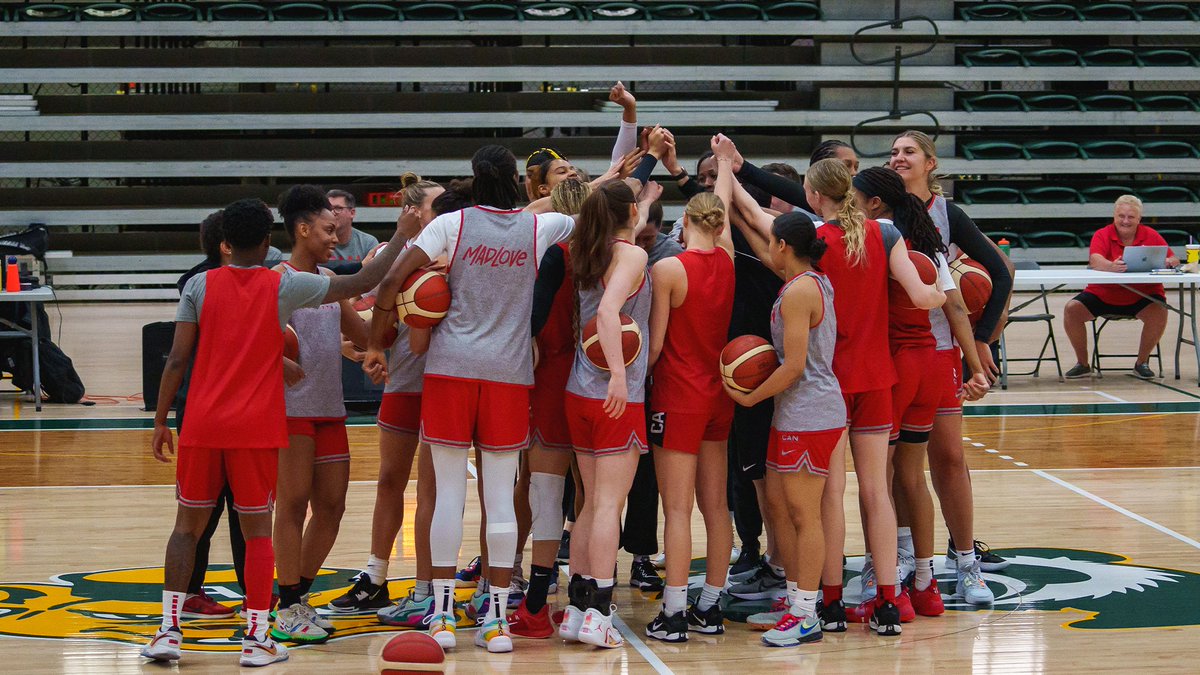 CanBball's tweet photo. Back to work in Edmonton 😤

Training camp is underway in the @CityofEdmonton, as we ramp up preparations ahead of next Friday's exhibition game against 🇯🇵 in Victoria. https://t.co/DK3vw0eT8J