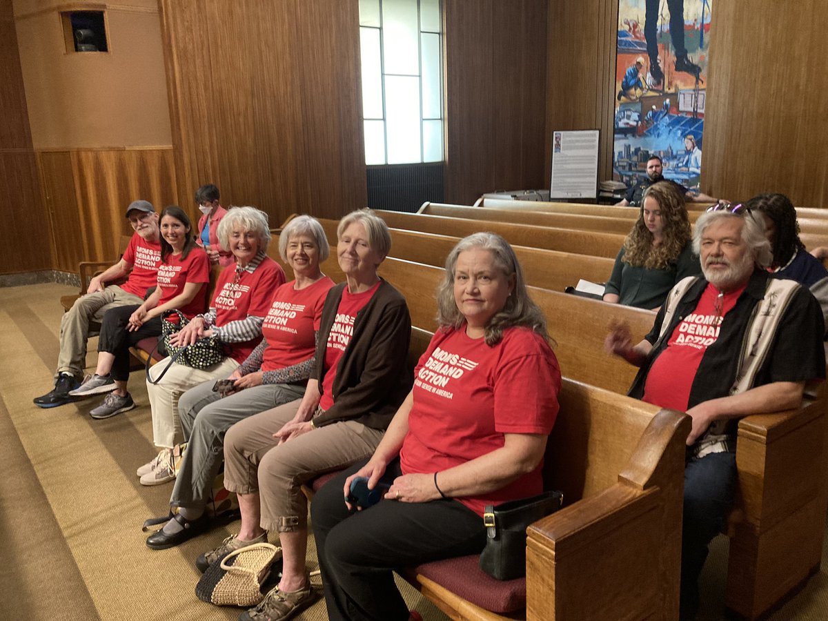 AnneLeDuc8's tweet photo. St Paul MN passed a secure storage amendment to its firearms discharge ordinance. Moms Demand Action were there for this historic event. @MomsDemand @RebeccaNoecker @janeprinceW7 @NelsieYang https://t.co/LS5TXh3fce