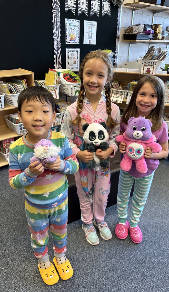 Pajama Day is our favorite day!❤️🎉🧸#WBPandas #WeareD34