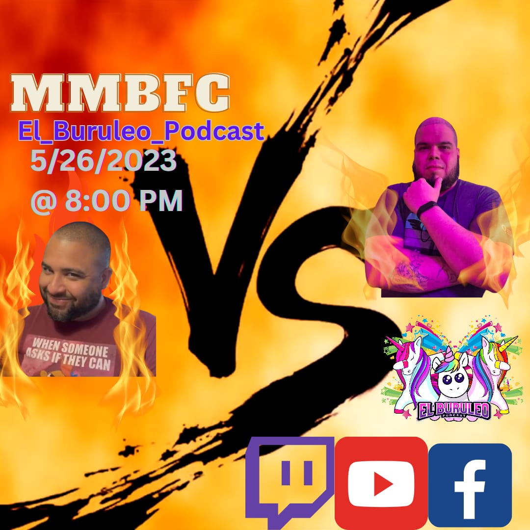 elburuleo's tweet photo. El tipo se metió al Live de el #MMBFC a frontearle al Axkaryus, sacandolo del retiro, ahora vamos a ver este Viernes a las 8:00 pm hora de Puerto Rico a ver de que cuero sale mas correa. 

Pendientes a @elburuleo para mas detalles. #mmbfc #buruleo #podcast #boricua #fightinggames https://t.co/5a3kIZnUv5