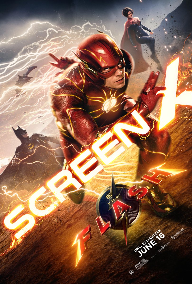 #TheFlash races into @4dxusa and @Screenxusa in new posters