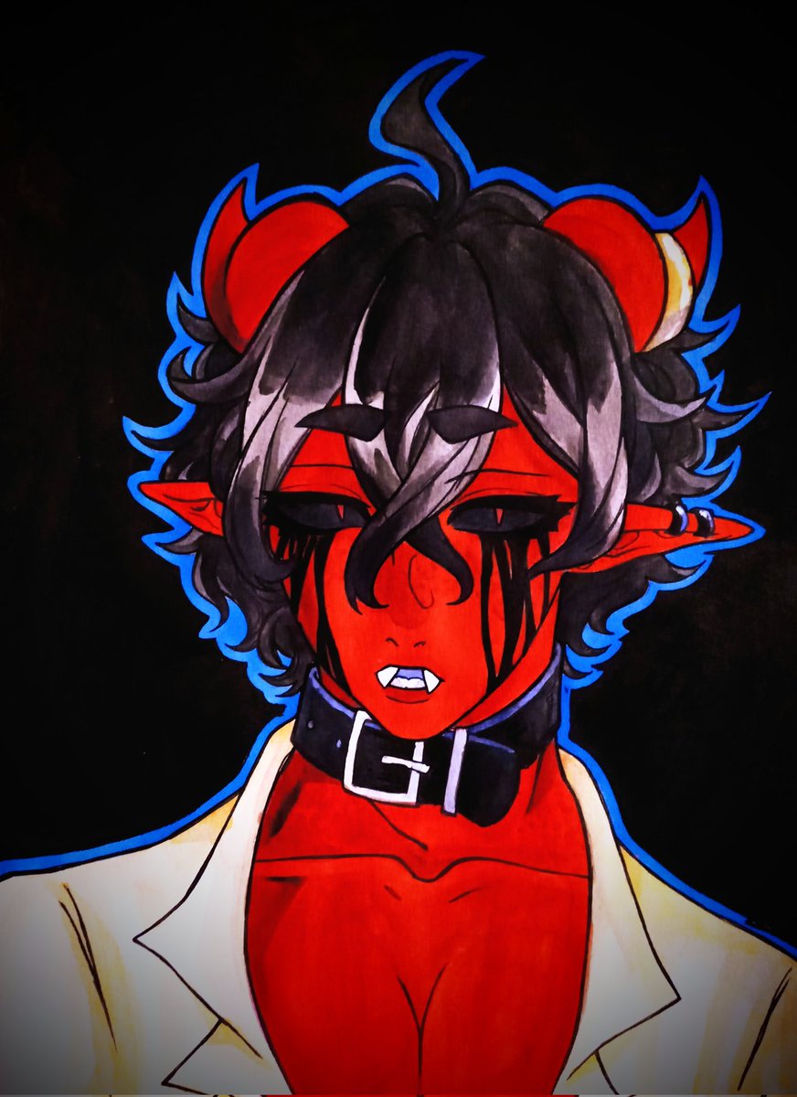 Hly_Water's tweet photo. Such a silly guy~ 
🔥Vetis🔥

#DeviDeviAnarchy https://t.co/gGnGqvOjTn