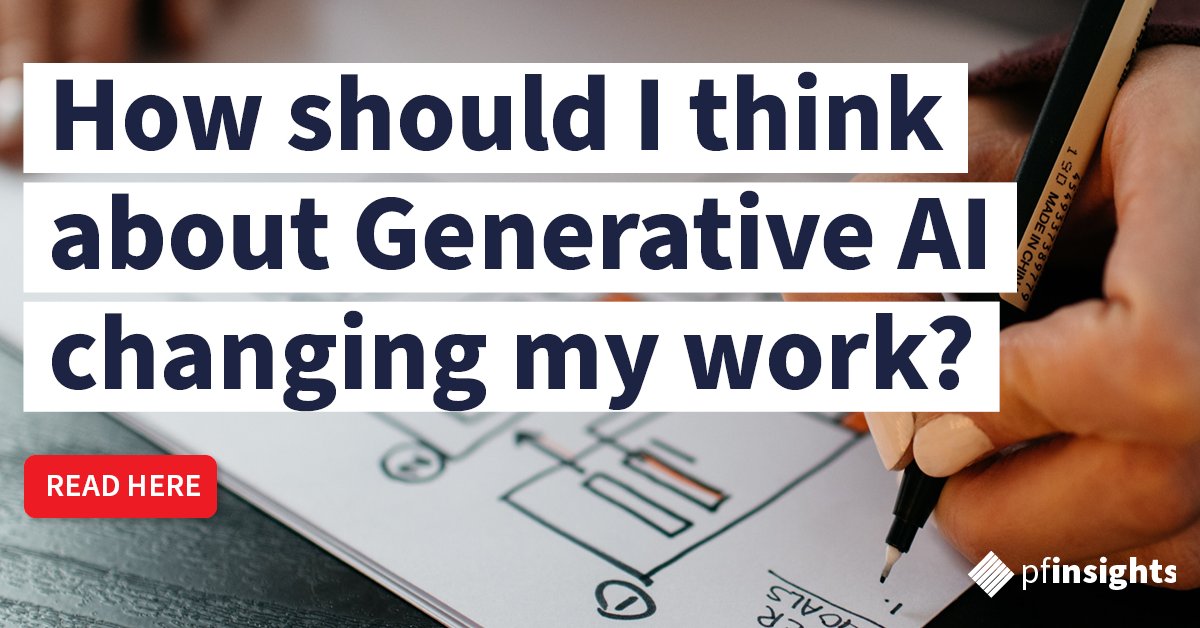 #AI & #JOBCRAFTING | We consider #GenerativeAI, the #futureofwork, and how we can harness our #human #superpowers 🤖

➡️ performancefrontiers.com/ai-and-roles/

#pfinsights #artificialintelligence #automation #transformation #change #emerging #technology #digital #chatgpt #leadership #teams