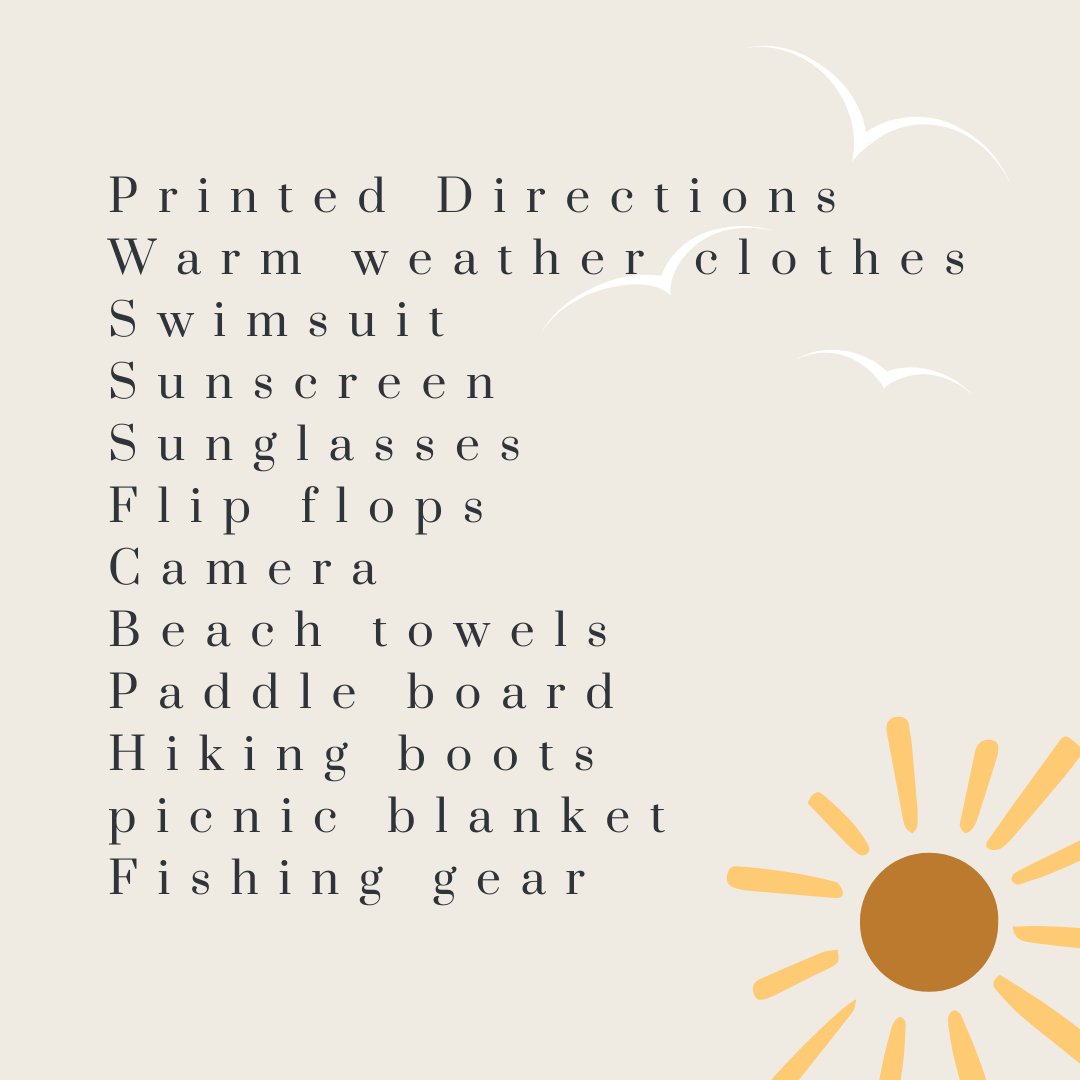 brokenbowdotcom's tweet photo. Preparing for your summer getaway to Broken Bow? Here's a packing list to help you pack like a pro! #brokenbowok #explorebrokenbow #hotchatown #brokenbowdotcom #cabinrentals https://t.co/j9mGGlxcTt