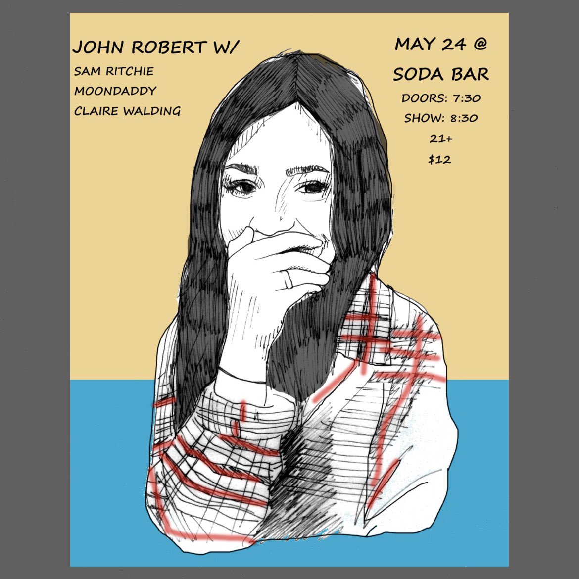 SodaBarSD's tweet photo. TONIGHT @ Soda Bar– @johnrobert w/ Sam Ritchie (@mayberitchie), Moondaddy, Claire Walding • Doors 7:30 $10 • 🎟: https://t.co/0bdML7uGDt https://t.co/5Zo0n1gRS1