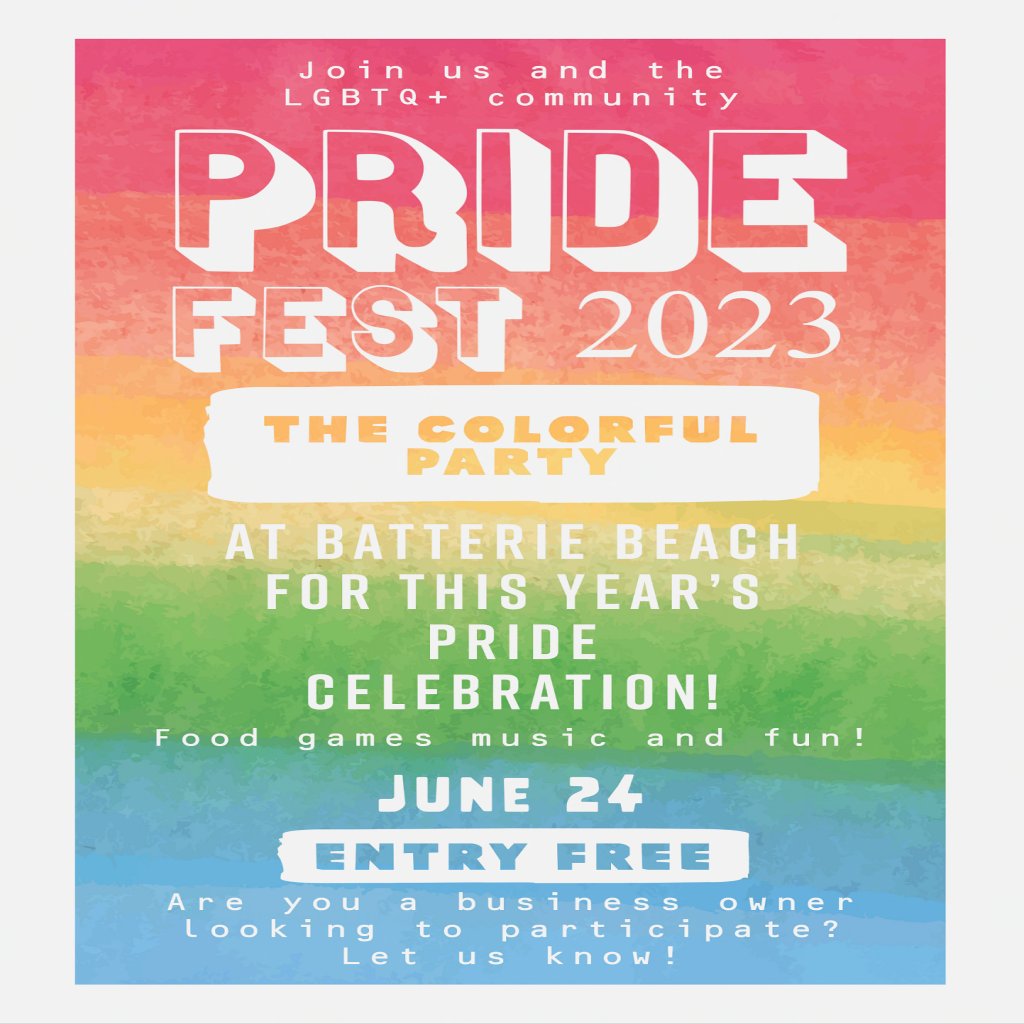 Dancing, oil wrestling, volleyball, wet teeshirts, a hot air balloon, a full day of LGBTQ music, plus rainbows everywhere you look! You won't want to miss it!