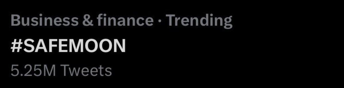Defi_Spidey's tweet photo. Looks like #SafeMoon is playing with the #Twitter #Trending BIG BOYS!

#Bitcoin   = 5.7M Tweets
#binance  = 5.15M Tweets
#SafeMoon = 5.25M Tweets

WEN #SafeMoon #HashTagEmoji? 🤔 https://t.co/SuBQLsFET5