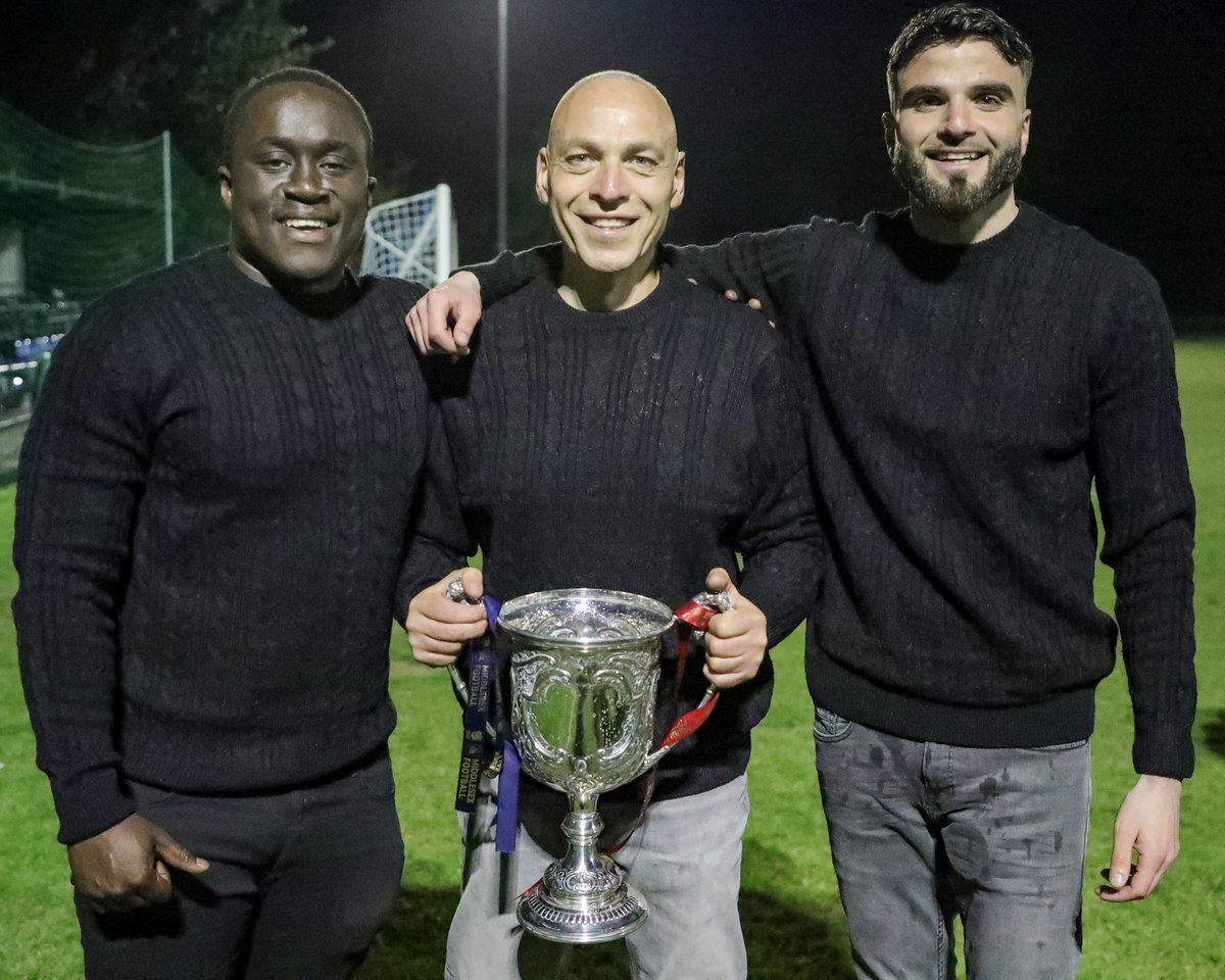 CxachAli's tweet photo. Season 22/23, completed.

League Winners 🏆
Middlesex Cup Winners 🏆

11 game win streak &amp; a 71% win rate in all competitions.

An unforgettable season. 

My second year in Management and I couldn’t have chosen a better group. 

💙

@BushHillRangers https://t.co/HS6AZh4P31