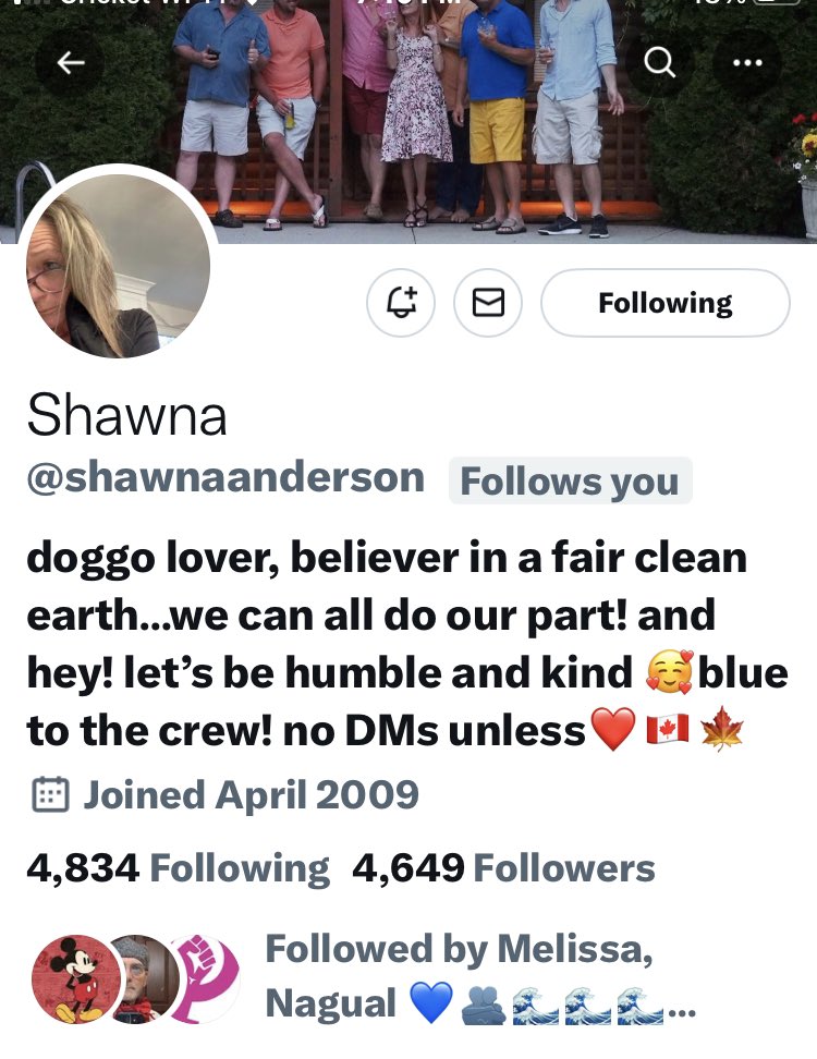Shawna @shawnaanderson only needs 351 likeminded followers to reach 5K. She is on Twitter right now ready to follow back. RT