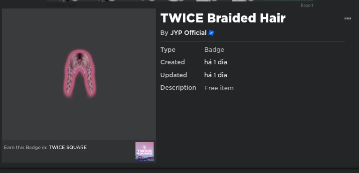 TWICE Hair - Roblox