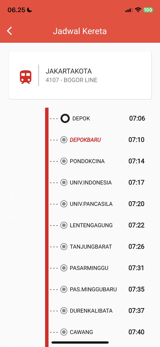 takutgemuk07's tweet photo. @CommuterLine Sorey min 
7.10 ini keberangkatan kereta dari dipo depok atau kereta balik arah depok kembali ke jakarta kota y @CommuterLine https://t.co/Y5A0FfLDL8