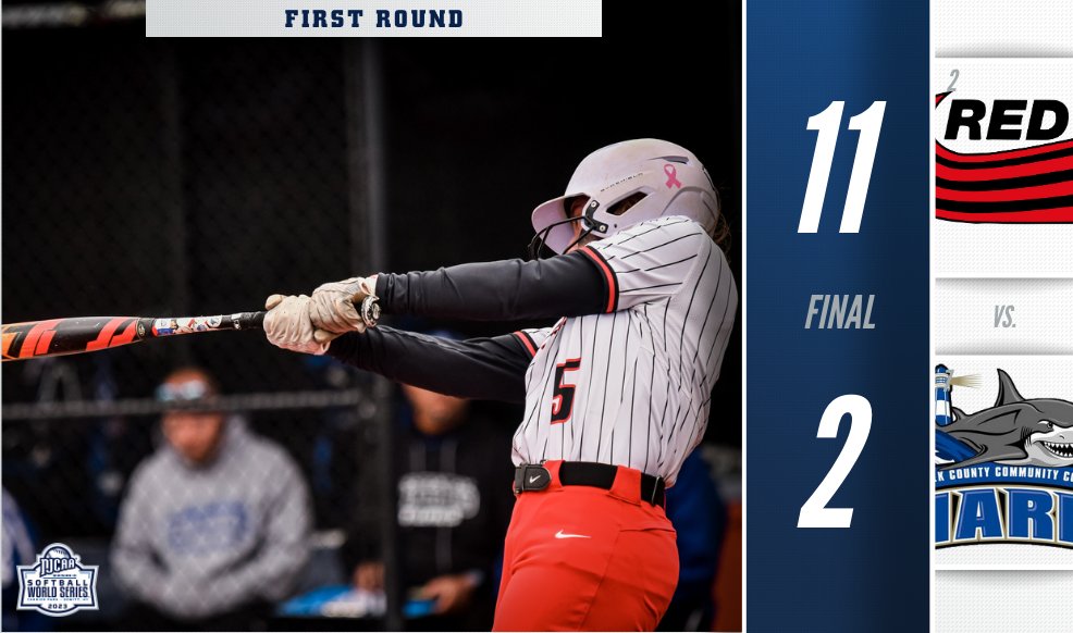 🚨 Corning advances

The Red Barons defeat Suffolk County 11-2 in the first round of the #NJCAASoftball DIII World Series! Grace Vondracek led the way with three hits for Corning!

njcaa.org/championships/…