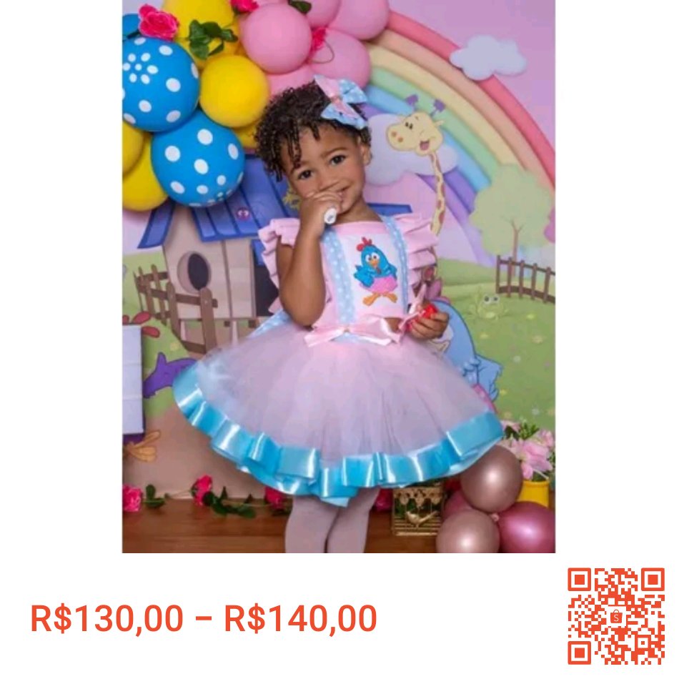 Lismb30's tweet photo. Estou vendendo Galinha Pintadinha Fantasia 2 em 1:pode usar como romper e como vestido. Festa Ensaio Fotos por R$130,00 - R$140,00. Encontre na Shopee agora! https://t.co/fG89XsTesZ #ShopeeBR https://t.co/OQ7xBPToCx
