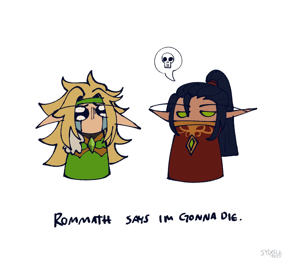Sylrela's tweet photo. day 18 of drawing halduron
he has a headache 😿

#WorldofWarcraft #halduron #rommath #lorthemar https://t.co/Vtz48myKmN