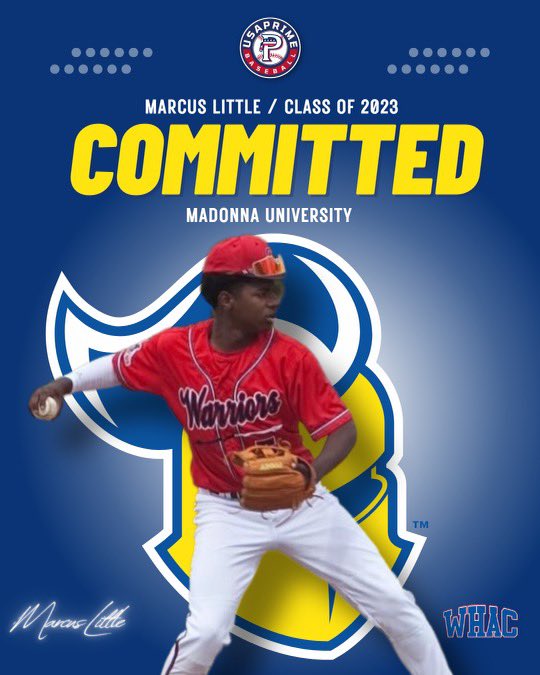 USAPrimeMI's tweet image. Huge congrats to ‘23 (OF/MIF) Marcus Little on his commitment to @MUCrusadersBSB #32nd commit this year 👀🔥Marcus is a member of our 17u Team 

#PrimeMovement #PrimeRecruits