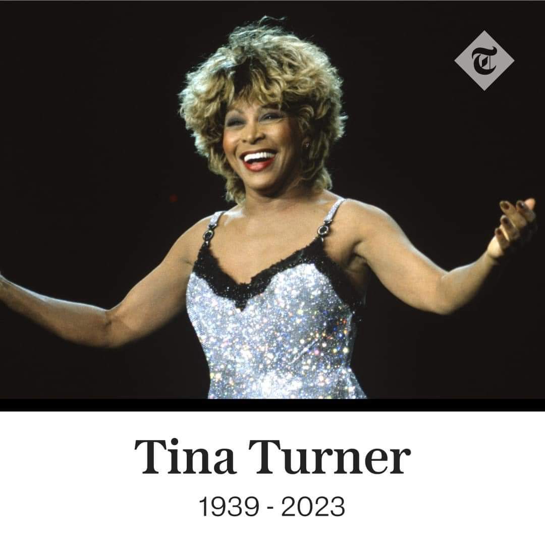 We miss you already Tina Turner #TinaTurner #SimplyTheBest #QueenOfRock #QueenofRocknRoll #ProudMary #RIPTinaTurner