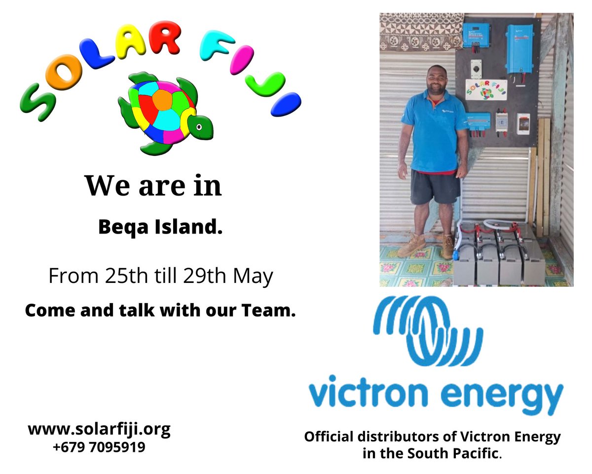 SolarFiji's tweet image. #solarfiji #victronenergy #beqa #fijiislands #fiji