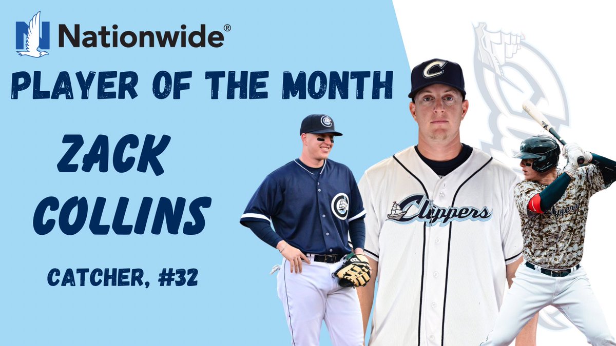 Congratulations to Zack Collins on being named the “Player of the Month” presented by: @Nationwide!

#ThisShipRocks⚓️