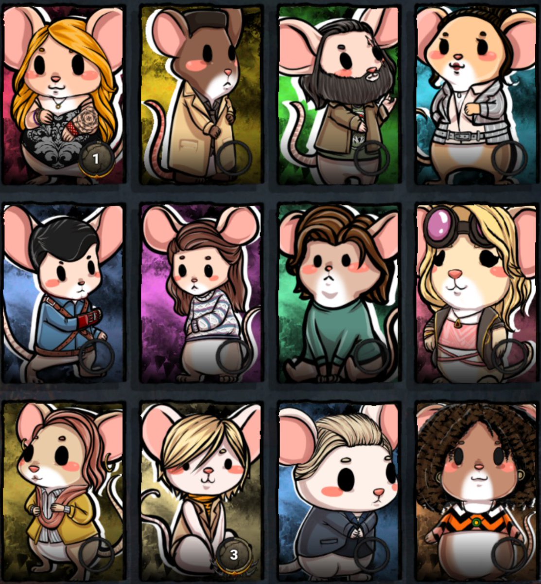 Kytecraft's tweet photo. #DeadbyDaylight Custom Survivors Portraits https://t.co/PRNPVMb1vY