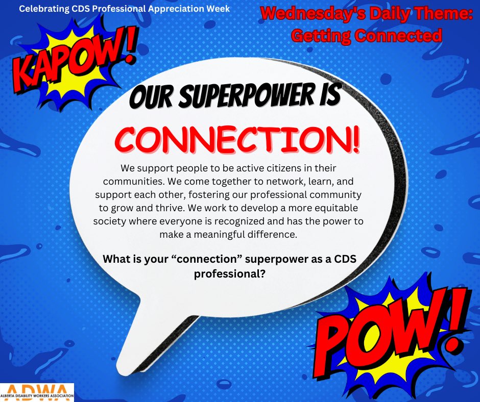 What is your “connection” superpower as a community disability services professional?