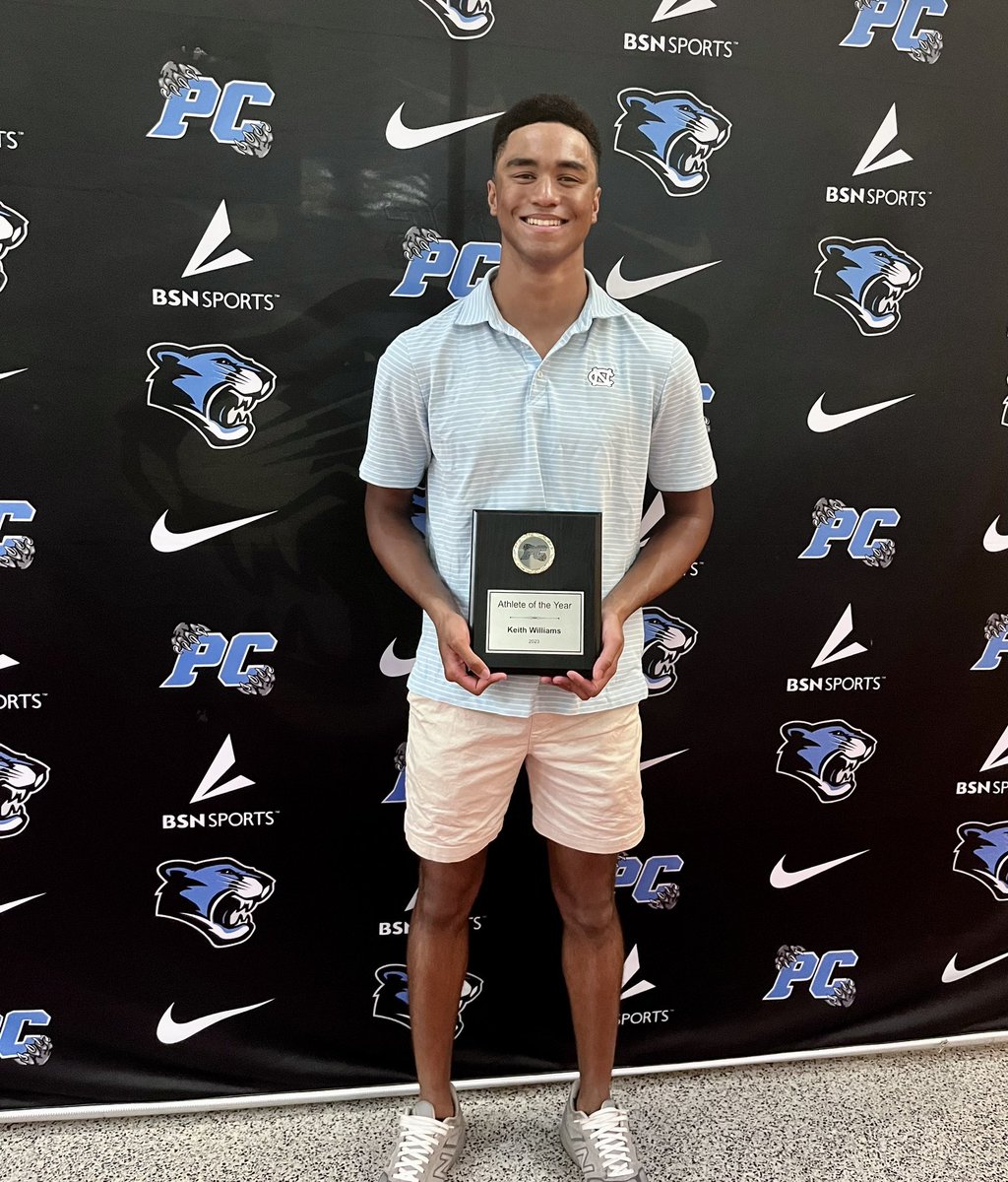 Keith Williams is Panther Creek’s Male Athlete of the Year! #swimcats #divecats