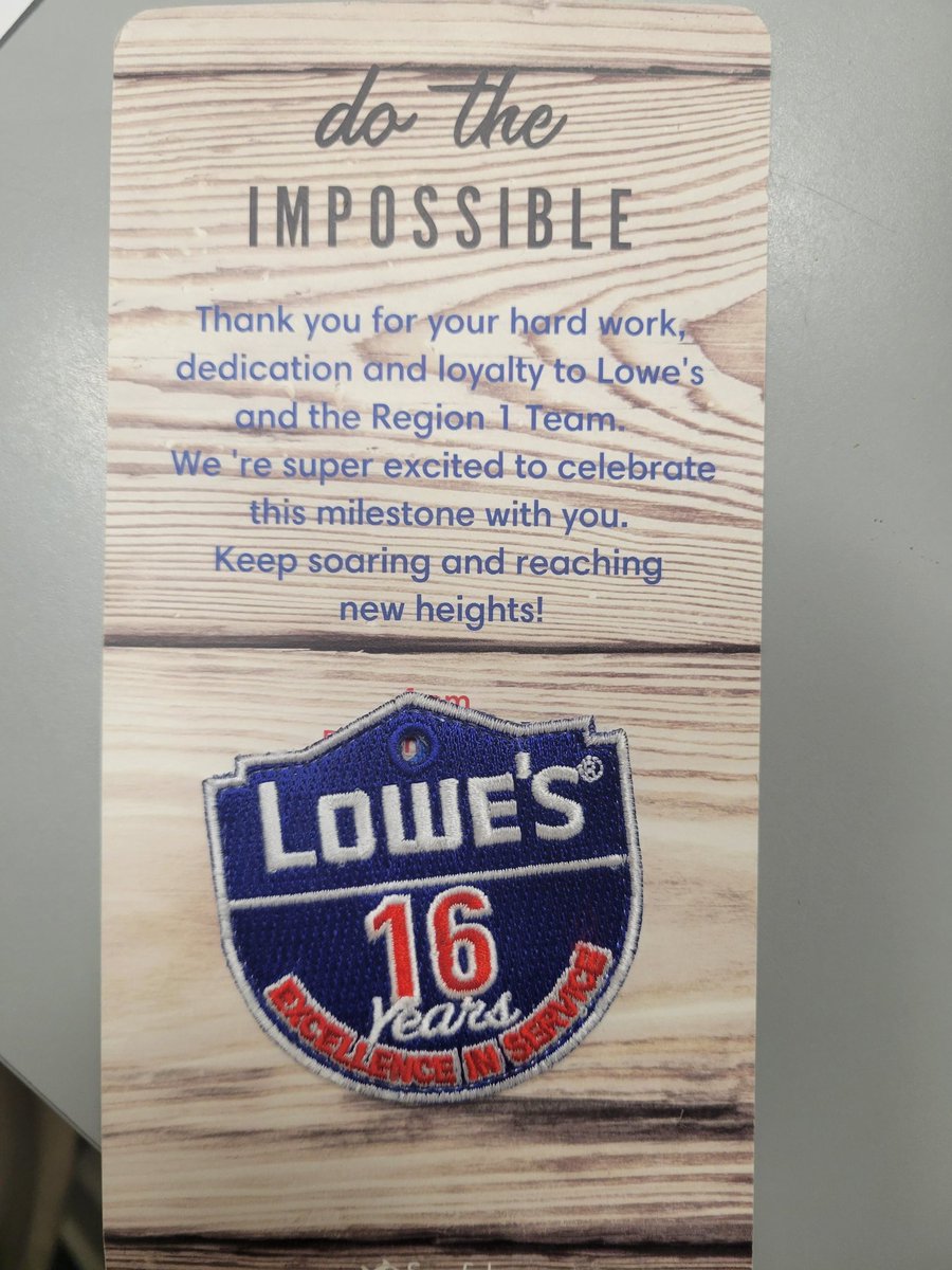Lee Hall (@leehall18989665) on Twitter photo Thank you to <a href="/BlueBoxR1/">@BlueBoxR1</a> for the new badge! I have enjoyed my 16 yrs <a href="/LowesCareers/">Lowe's Careers</a> and I'm excited to see what the next 16 years will bring! #ALLINANDCAMETOWIN @som2to <a href="/BenitoKomadina/">Benito.Komadina@Lowes</a> Thank you to <a href="/BlueBoxR1/">@BlueBoxR1</a> for the new badge! I have enjoyed my 16 yrs <a href="/LowesCareers/">Lowe's Careers</a> and I'm excited to see what the next 16 years will bring! #ALLINANDCAMETOWIN @som2to <a href="/BenitoKomadina/">Benito.Komadina@Lowes</a>