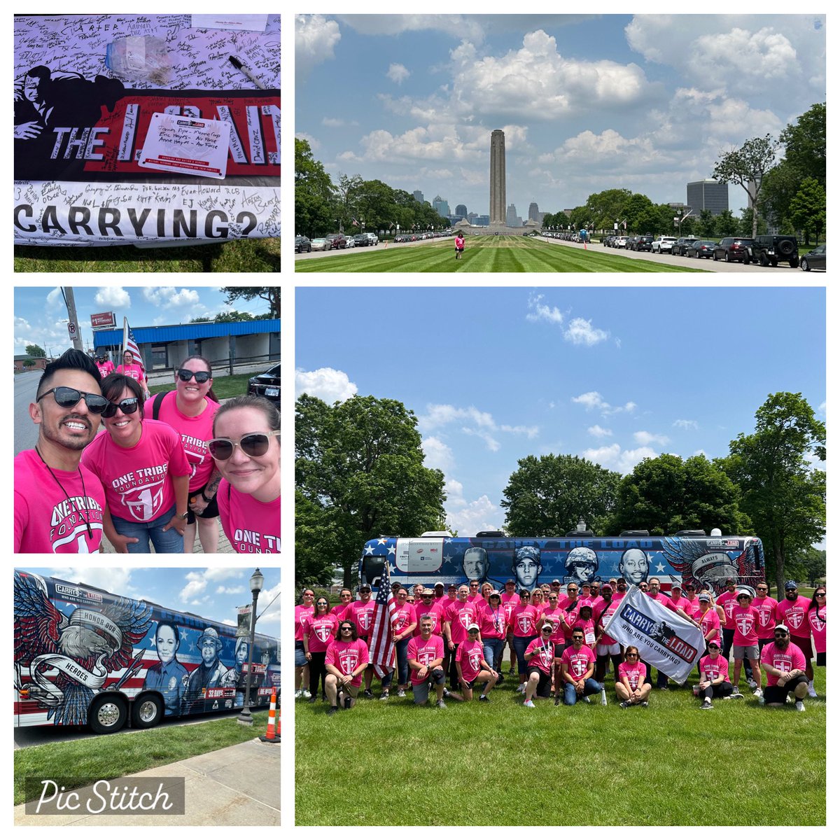 Great afternoon with my @TMobile Tribe supporting @CarryTheLoad for the National relay raising awareness and providing active ways to connect Americans to the sacrifices made by our military, veterans, first responders, and their families. #OneTr1be #MemorialDay @ElviraDeCuir…