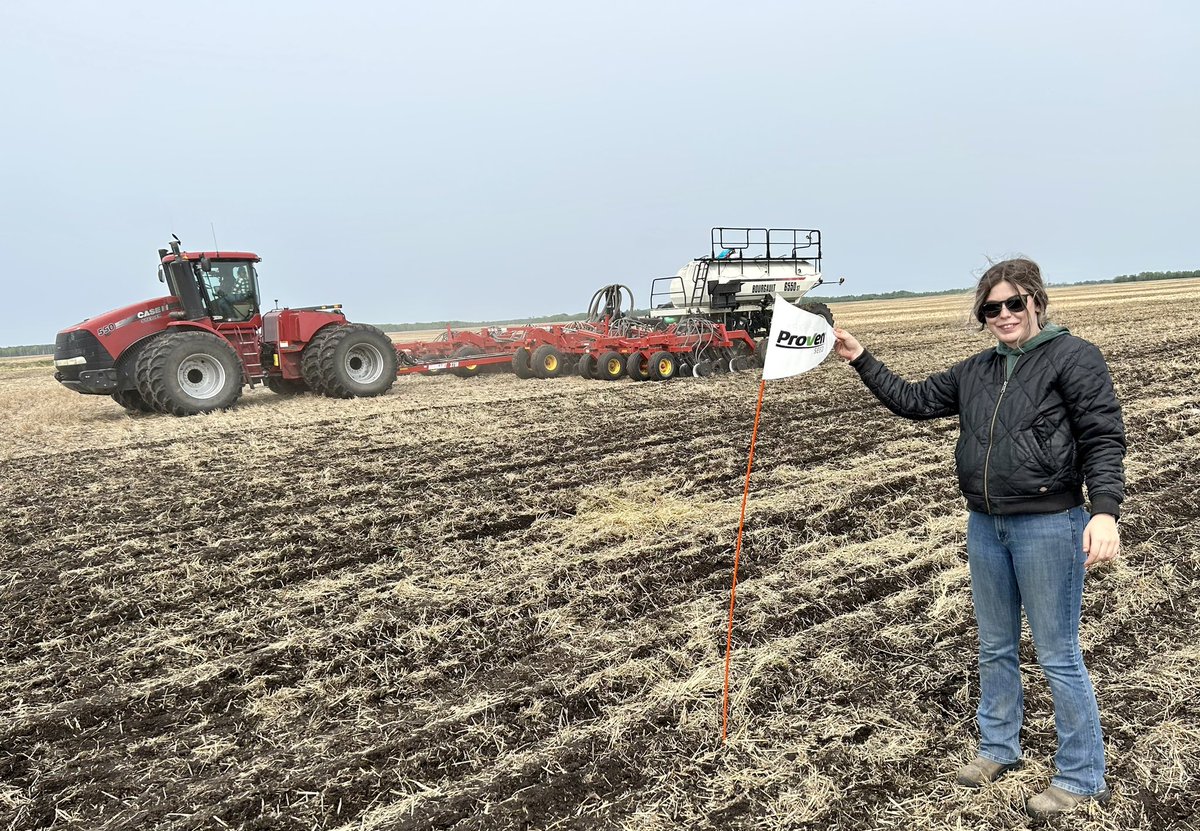 Thanks to the Espenant’s of Erwood SK and team <a href="/NutrienAgCda/">Nutrien Ag Solutions Canada</a> Prairie River another <a href="/ProvenSeed/">Proven Seed</a> #truflex canola trial is ready for summer tours.