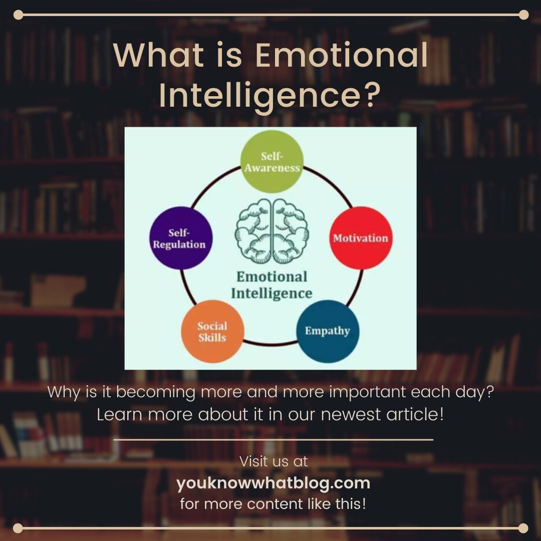 Do you want to learn more about Emotional Intelligence?
Take a look at our newest article:
youknowwhatblog.com/articles/what-…

#emotionalintelligence #eq #iq #intelligence #softskills #softskillstraining #selfdevelopment #goals #crashcourse #innovation #article #youknowwhat #blog #blogger