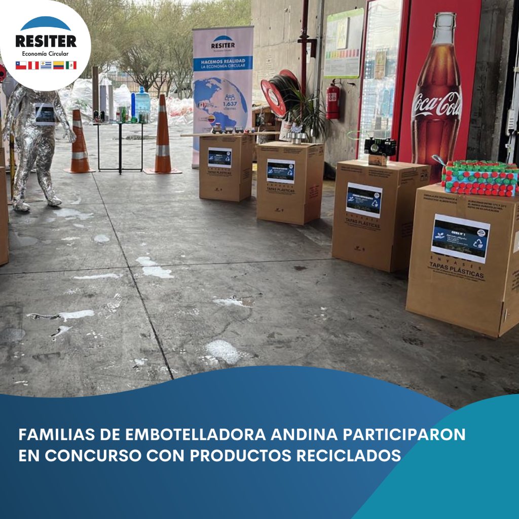 resiterchile's tweet photo. Unidad Botelladora Andina organizó un concurso junto a las familias para incentivar el reciclaje ♻️. La actividad consistió en realizar figuras hechas con productos reciclados que luego serán premiadas por votación entre los colaboradores.

Juntos por un planeta sostenible 🌱🌎 https://t.co/syRH3ufAVw