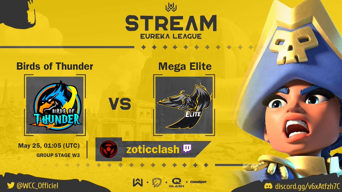 zoticclash's tweet photo. Stream starting in 45 min! @Birds_16_W v Mega Elite, gonna be a great match! https://t.co/oDuAxpHLsb