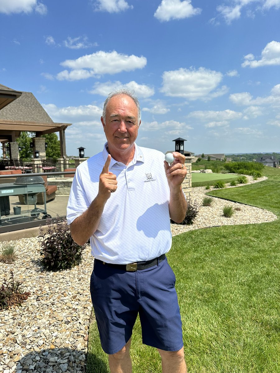 🚨ACE ALERT 🚨 
Congrats to Jeff Reich who made a hole-in-one on #11 during the Kansas Senior Series at @colberthills today!