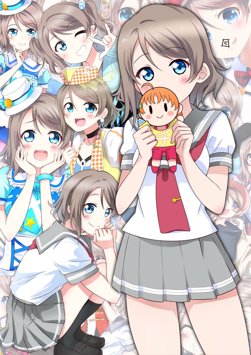 澁谷かのん 「#1日でフォロワー何人増えるかチャレンジ 気ままにイラスト描いてます( ˊ̱˂˃」|ぜろのイラスト