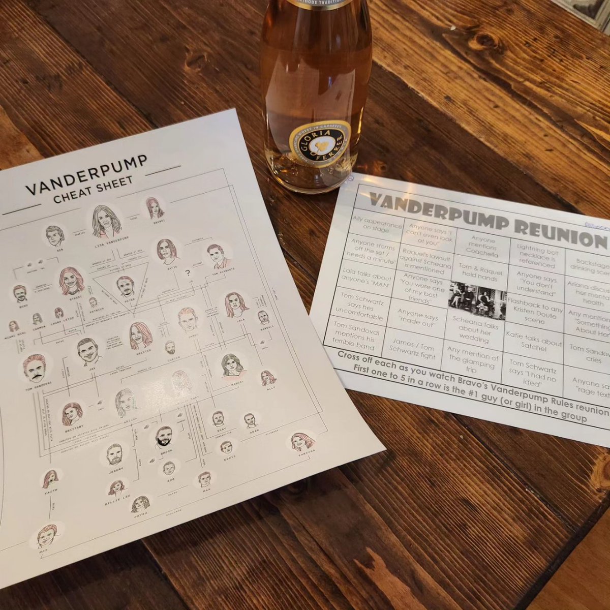QuadProQuoPod's tweet photo. Tammy and I (Alli) are ready for part 1 of the #VanderpumpRules reunion.
#vpr #bravo #bravotv #Scandoval #bingo #teamariana #NowWatching #roseallday #goatcheeseballs #reunion #sendittodarryl #itsnotaboutthepasta #rawtinhell #pumprulesreunion #pumptini #bambieyedbitch https://t.co/TNnl1YYgXY