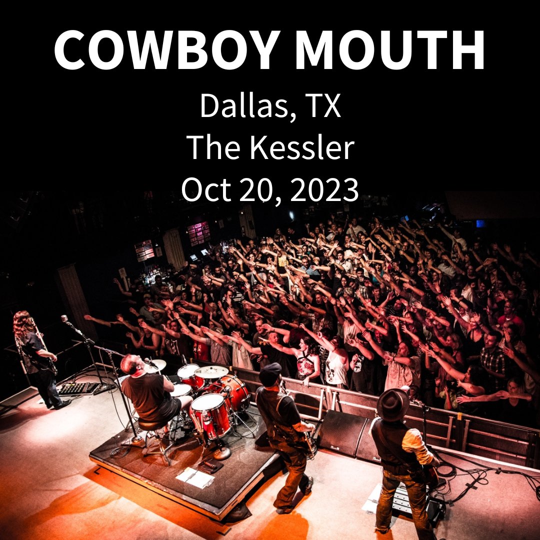 On sale now!
Dallas, TX
October 20, 2023 
<a href="/KesslerTheater/">The Kessler Theater</a> 
Tickets: vist.ly/4m5n