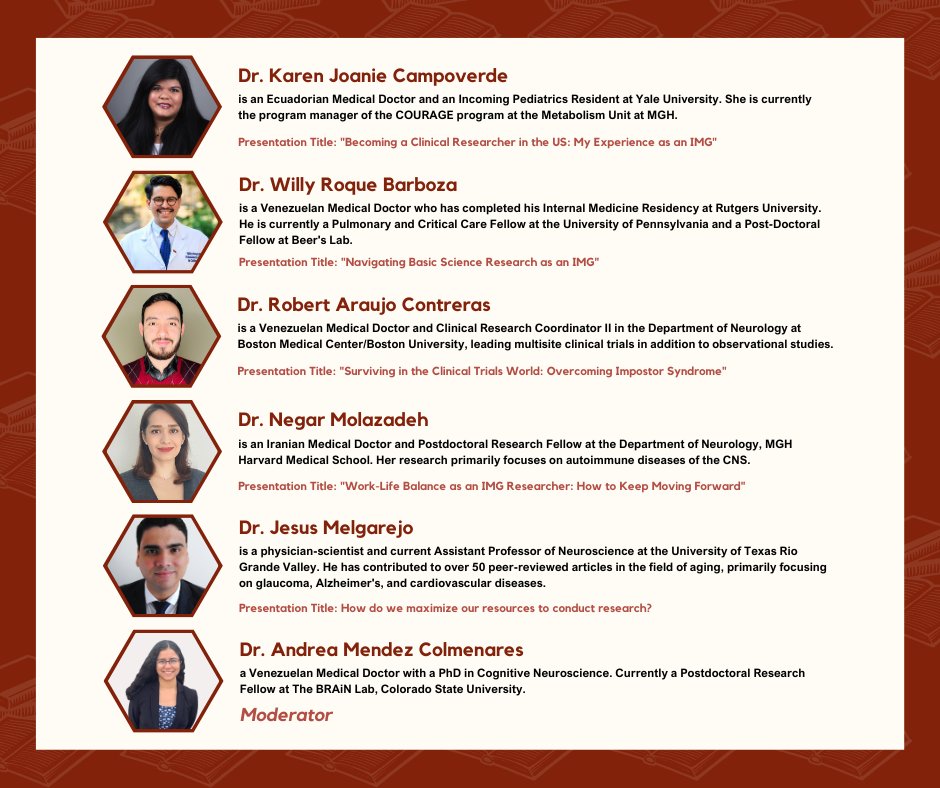 IMGs in research or interested in it:
Join us for insightful talks with distinguished IMG researchers sharing their experiences in various research contexts. I am excited to be moderating this event! Register: qrco.de/be0tFr