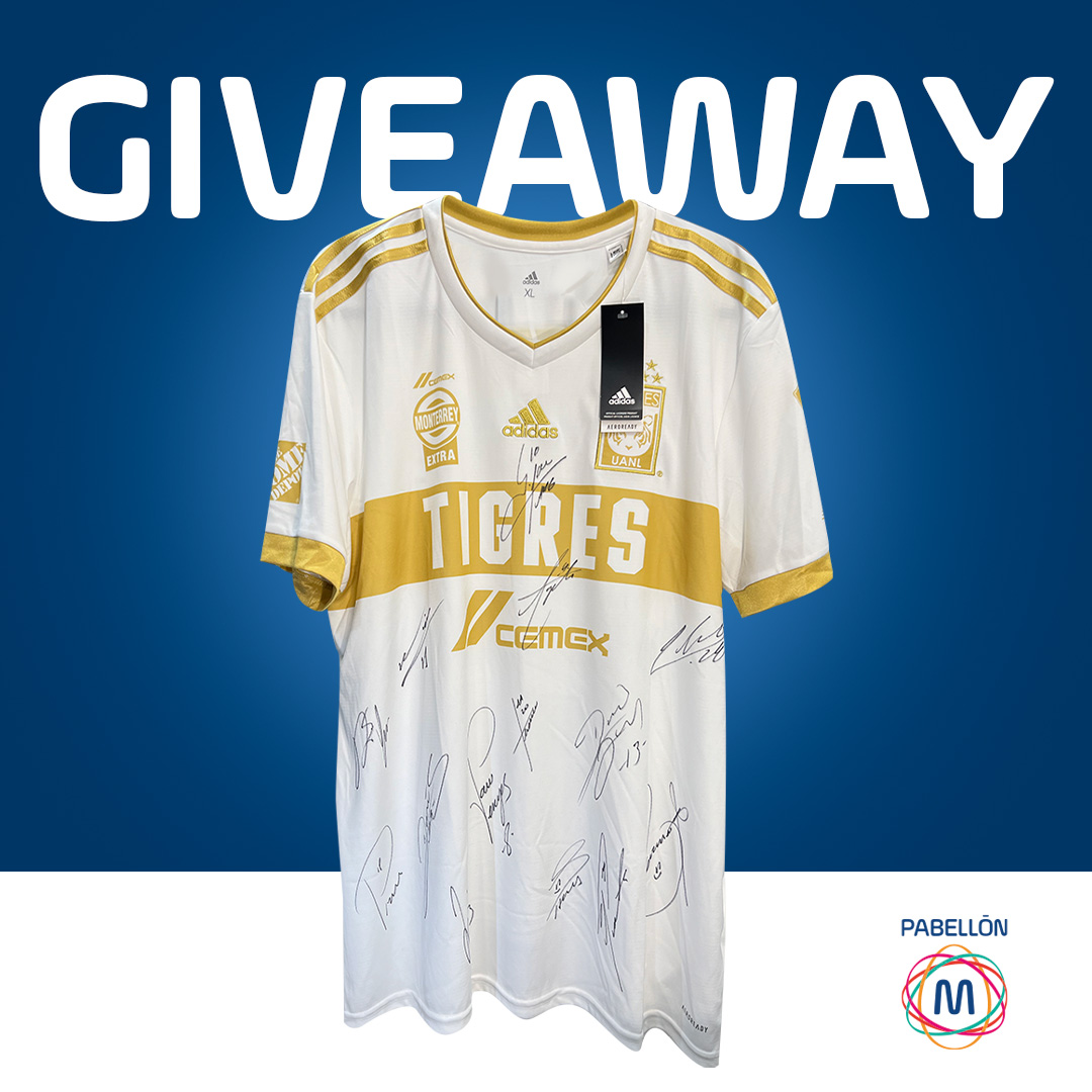 ¡Corran a nuestro Facebook! 👀

Tenemos un Giveaway especial de una playera autografiada por <a href="/TigresOficial/">Club Tigres 🐯</a> atinándole al marcado del partido de ida de la final. 🖋️👕👕

👉Participen en: facebook.com/PabellonM