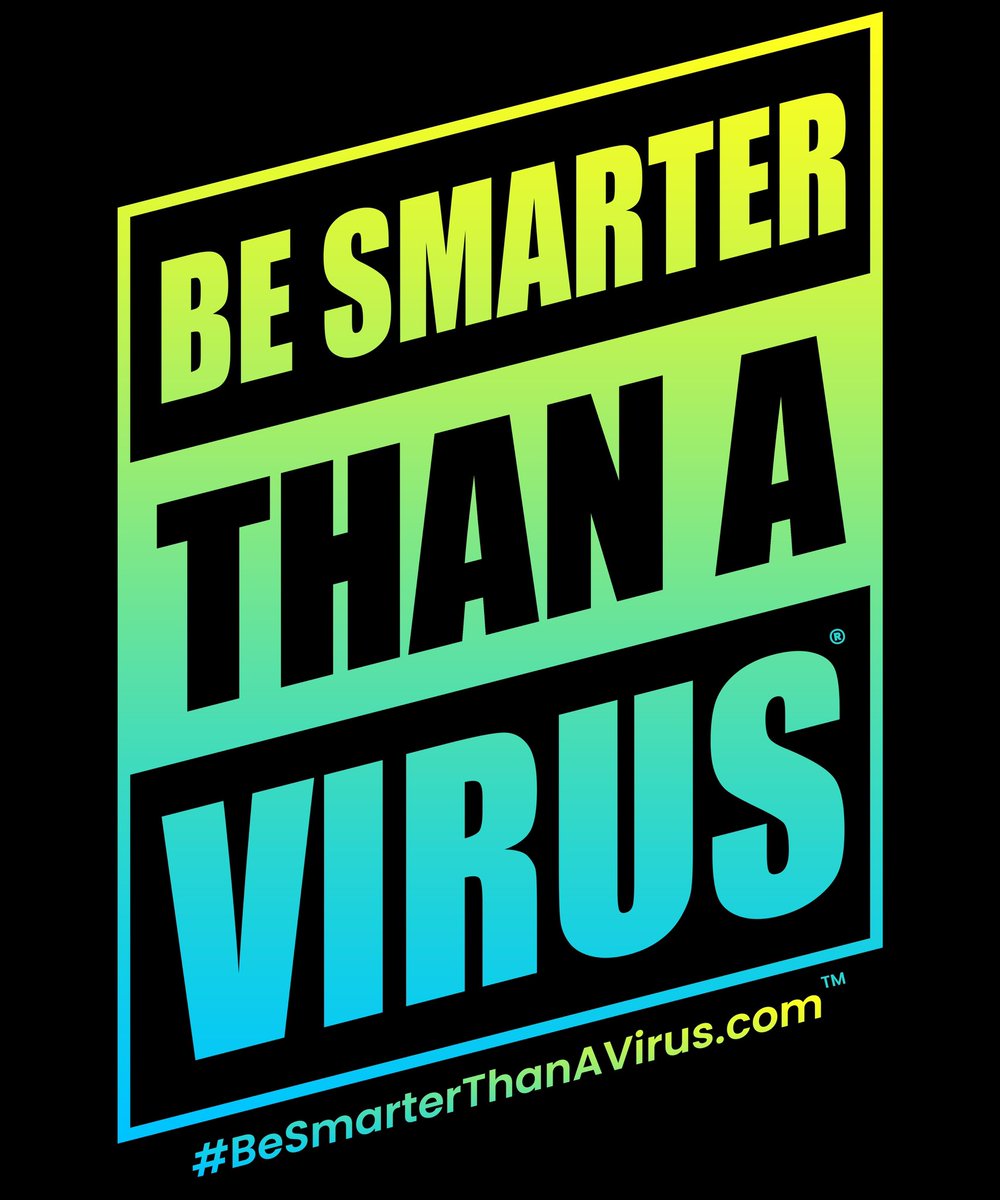 besmarterthan's tweet photo. #BeSmarterThanAVirus means:

* Get vaccinated &amp; boosted if you can.

* Stay aware of trends in your community.

* Use disease mitigation that fits w/your context.

* Test, treat &amp; tell others as appropriate.

* Spread this message instead of COVID! 

(Mahalo!)

&amp; TY @Bob_Wachter https://t.co/FUCNudeoUF