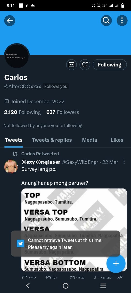 VMakuno's tweet photo. Pastilan ka kolongo. #CDOAlter https://t.co/qj6ULFAVTq