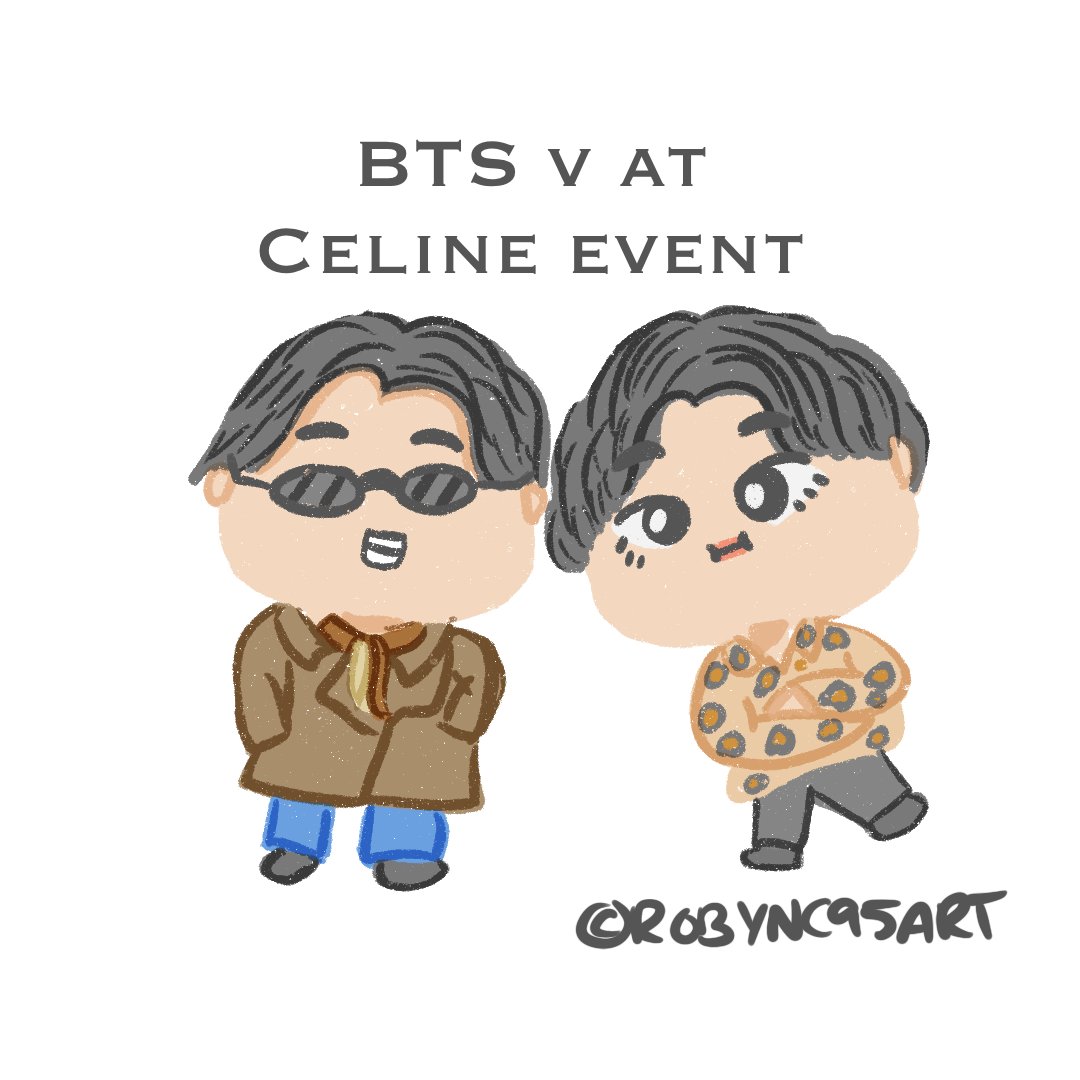 Celine Boy V!

@BTS_twt 
#digitalart #digitaldrawing #illustration #procreate #BTS #kimtaehyung #taehyung #V #btsfanart #btsart #btsdrawing #btschibi #chibiart #chibistyle #chibiillustration #chibidrawing #TAEHYUNGxCeline #CelineBoyV